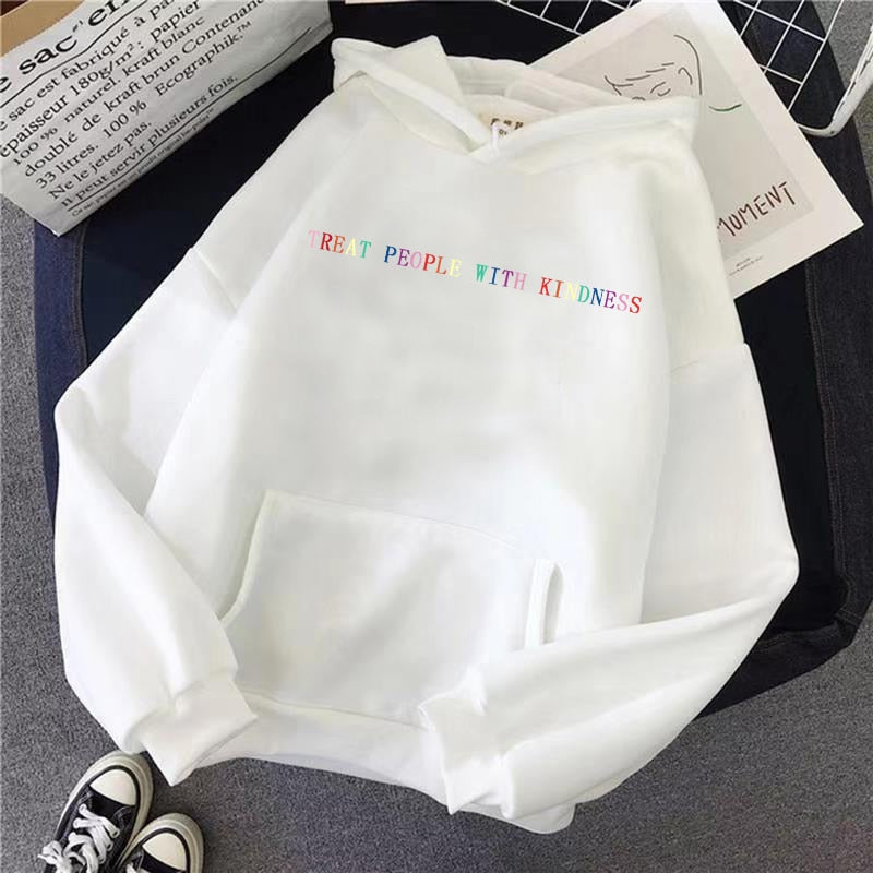 Treat People with Kindness Hoodie L / Black