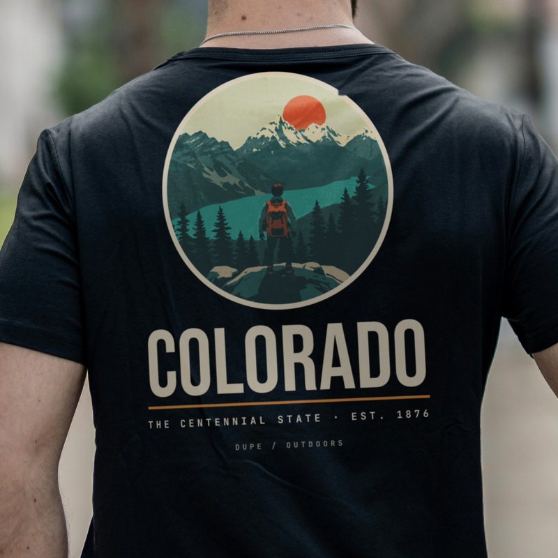 Colorado tee, worn
