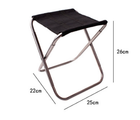 TrailPerch Ultralight Camp Stool (290g, 7075 Aluminium)
