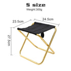 TrailPerch Ultralight Camp Stool (290g, 7075 Aluminium)