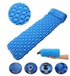 BaseCamp Ultralight Inflatable Sleeping Pad — Built-In Pillow, TPU (Packs to a Water Bottle)