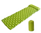 BaseCamp Ultralight Inflatable Sleeping Pad — Built-In Pillow, TPU (Packs to a Water Bottle)