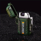StormArc Rechargeable Dual-Arc Lighter — Windproof, Waterproof, USB (No Flame, No Butane)