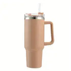 40oz Insulated Tumbler with Handle & Straw