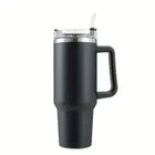 40oz Insulated Tumbler with Handle & Straw