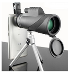 HawkEye 40x60 HD Monocular Telescope — BAK4 Prism, Phone Adapter Included
