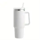 40oz Insulated Tumbler with Handle & Straw