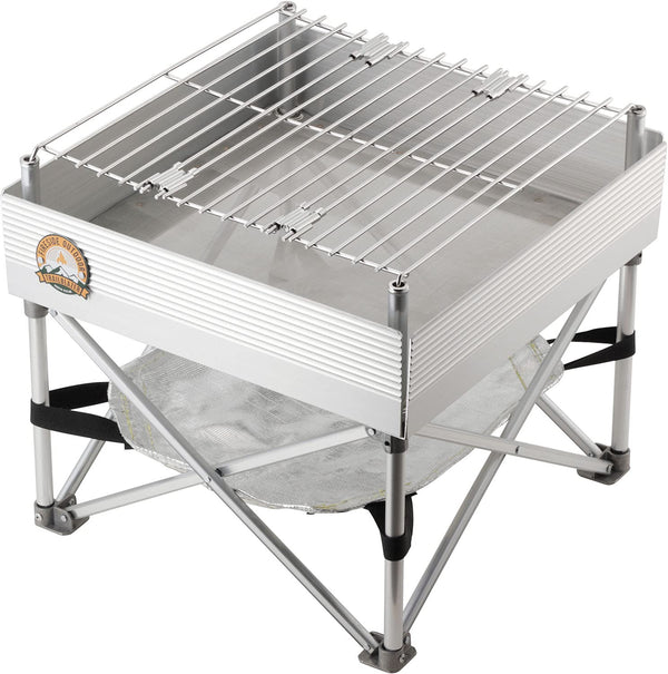 Fireside Outdoor Trailblazer Pop-Up Fire Pit 12"x12" - Camp Stove Portable Fire Pit Camping Fire Pit Collapsible Fire Pit Portable Firepit Camp Fire Pit for Camping 3 lbs Weight Pop Up Grill