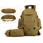 40L Tactical Hiking Backpack — No Logo, 600D Waterproof