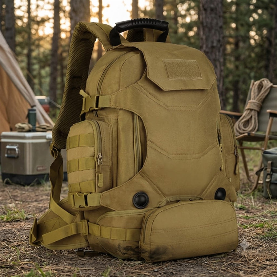 40L Tactical Hiking Backpack — No Logo, 600D Waterproof