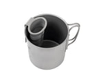 Titanium Folding Cup — 450ml, Boil-Safe, 5.3 oz