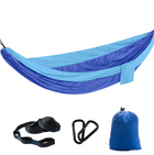 TrailNest Double Camping Hammock — 210T Ripstop Parachute Nylon (Straps + Carabiners Included)