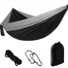 TrailNest Double Camping Hammock — 210T Ripstop Parachute Nylon (Straps + Carabiners Included)