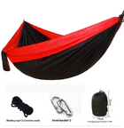 TrailNest Double Camping Hammock — 210T Ripstop Parachute Nylon (Straps + Carabiners Included)