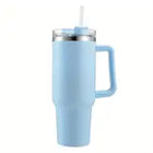 40oz Insulated Tumbler with Handle & Straw