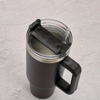 40oz Insulated Tumbler with Handle & Straw