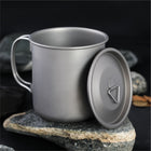 Titanium Folding Cup — 450ml, Boil-Safe, 5.3 oz