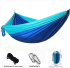TrailNest Double Camping Hammock — 210T Ripstop Parachute Nylon (Straps + Carabiners Included)