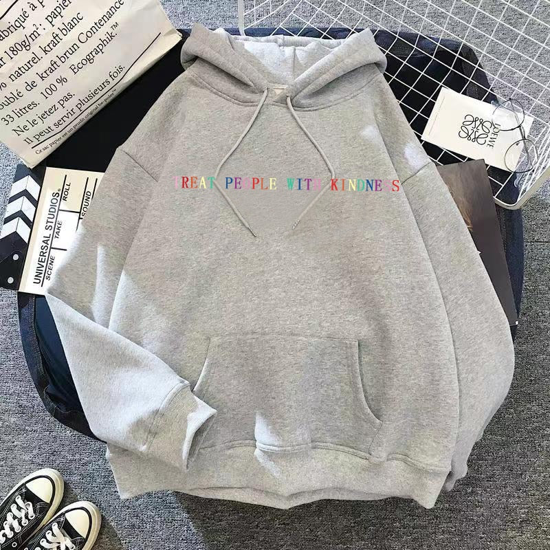 Treat people with discount kindness grey hoodie