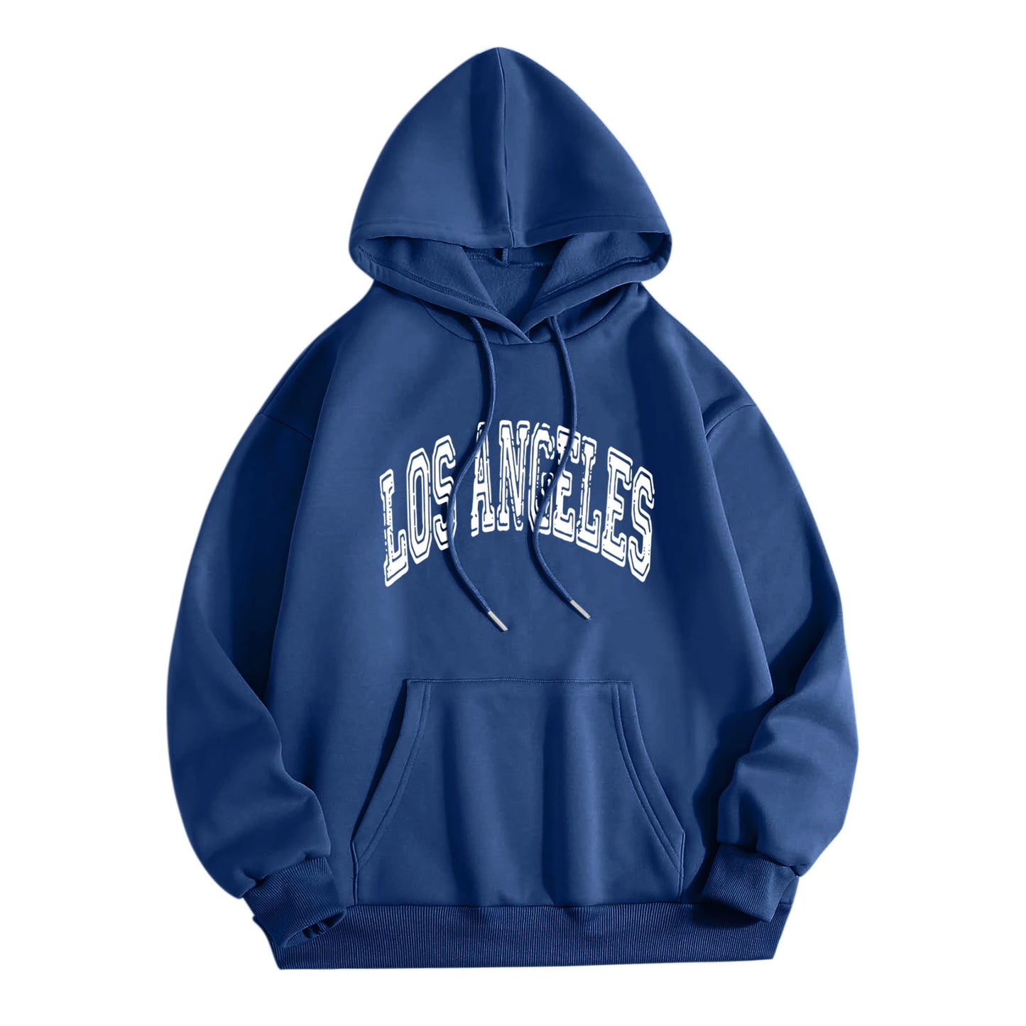 Los Angeles Letter Print Hoodies