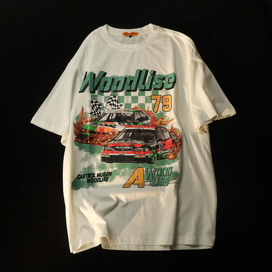 Men's T-shirt Vintage Racing Cars Graphic Tee