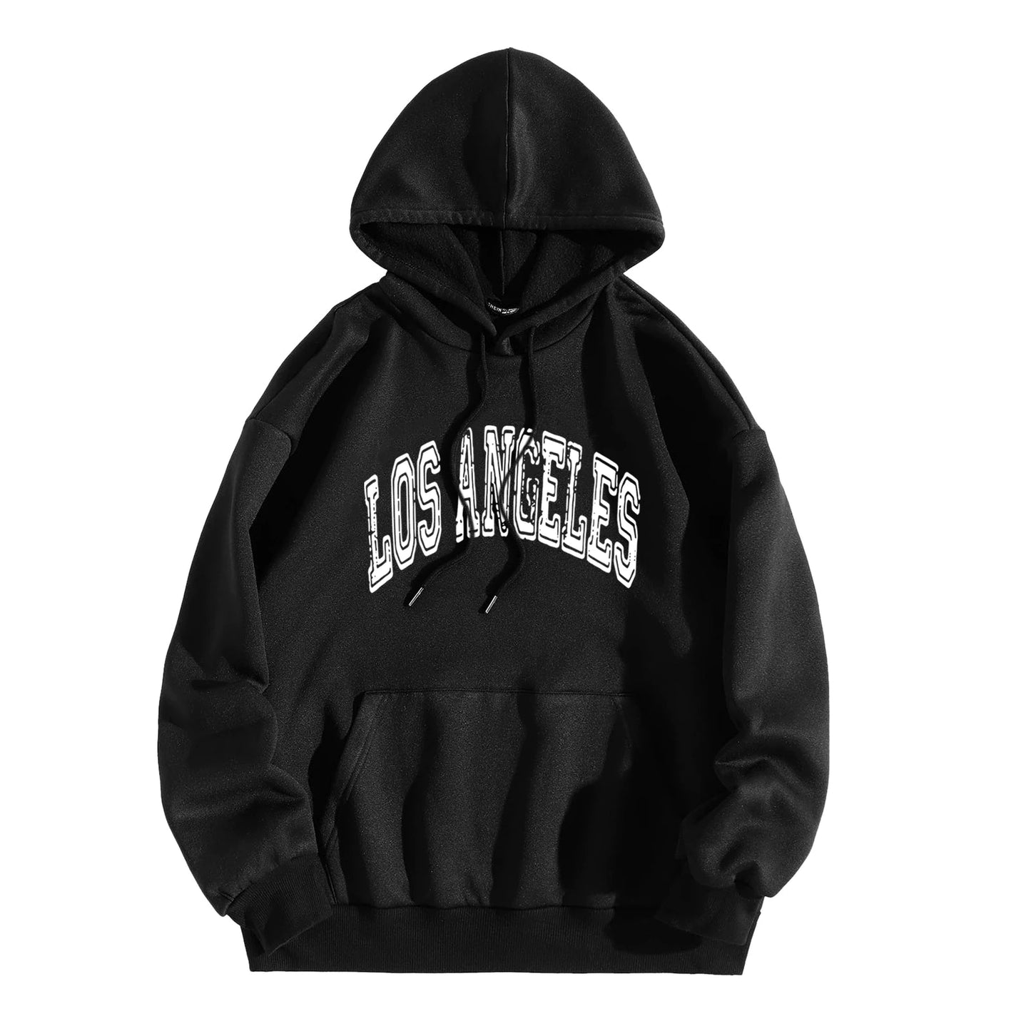 Los Angeles Letter Print Hoodies