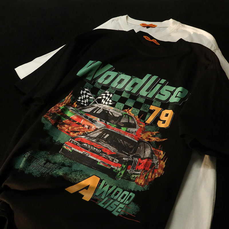 Vintage race car outlet t shirts