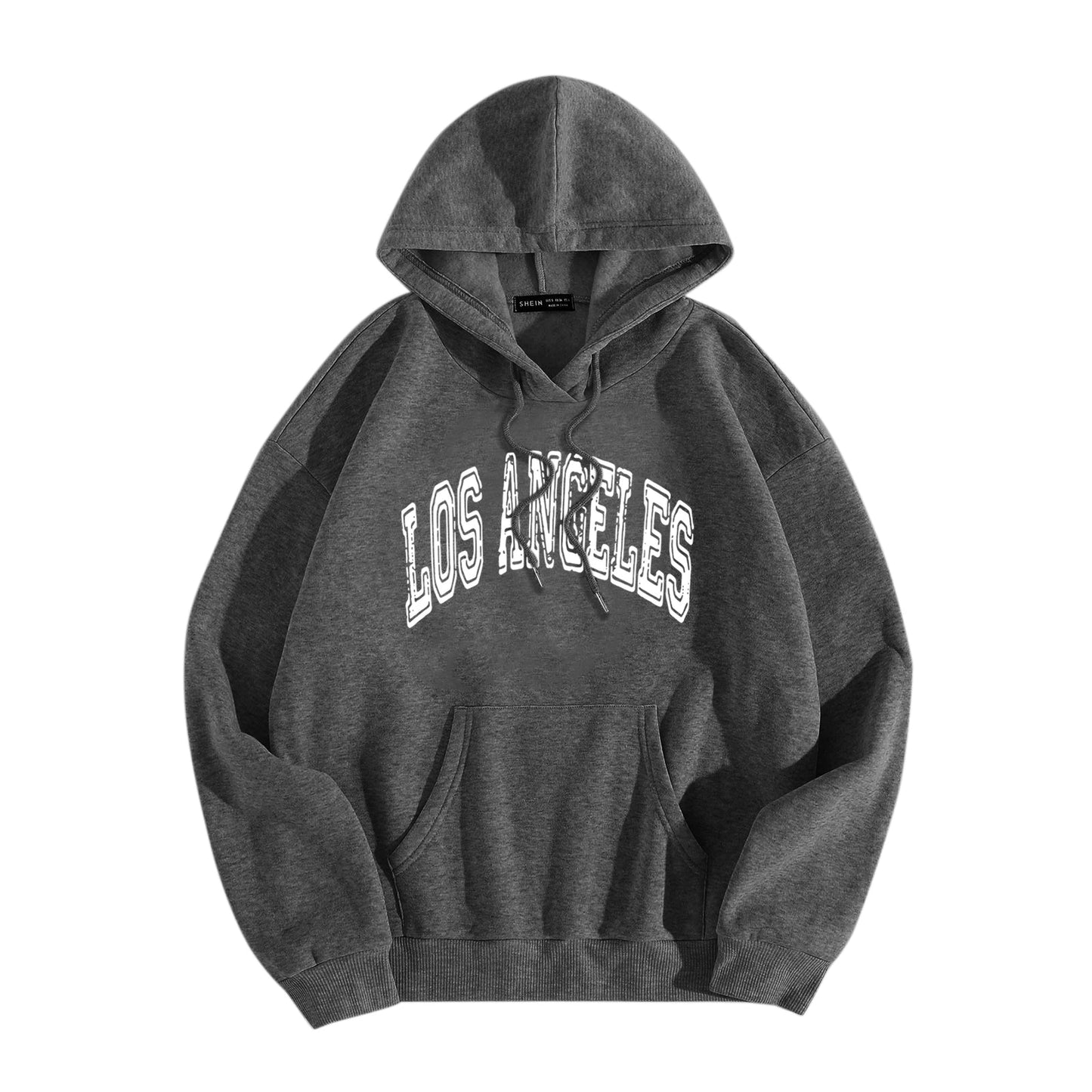 Los Angeles Letter Print Hoodies