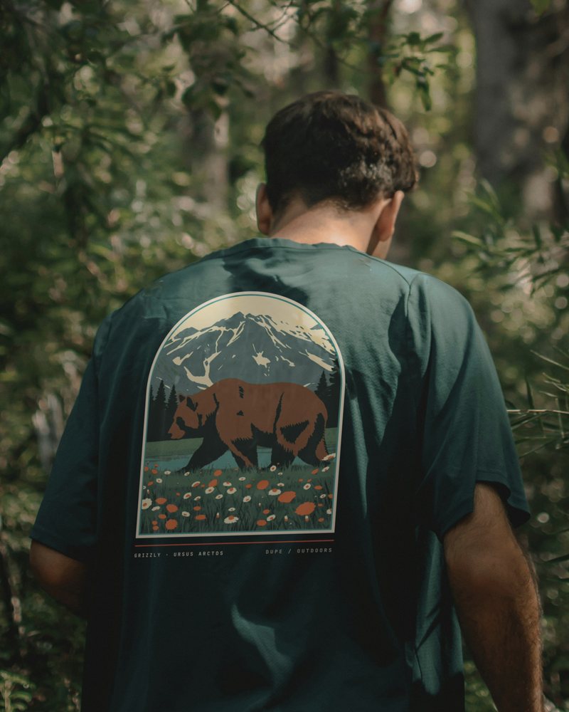 Grizzly tee, worn